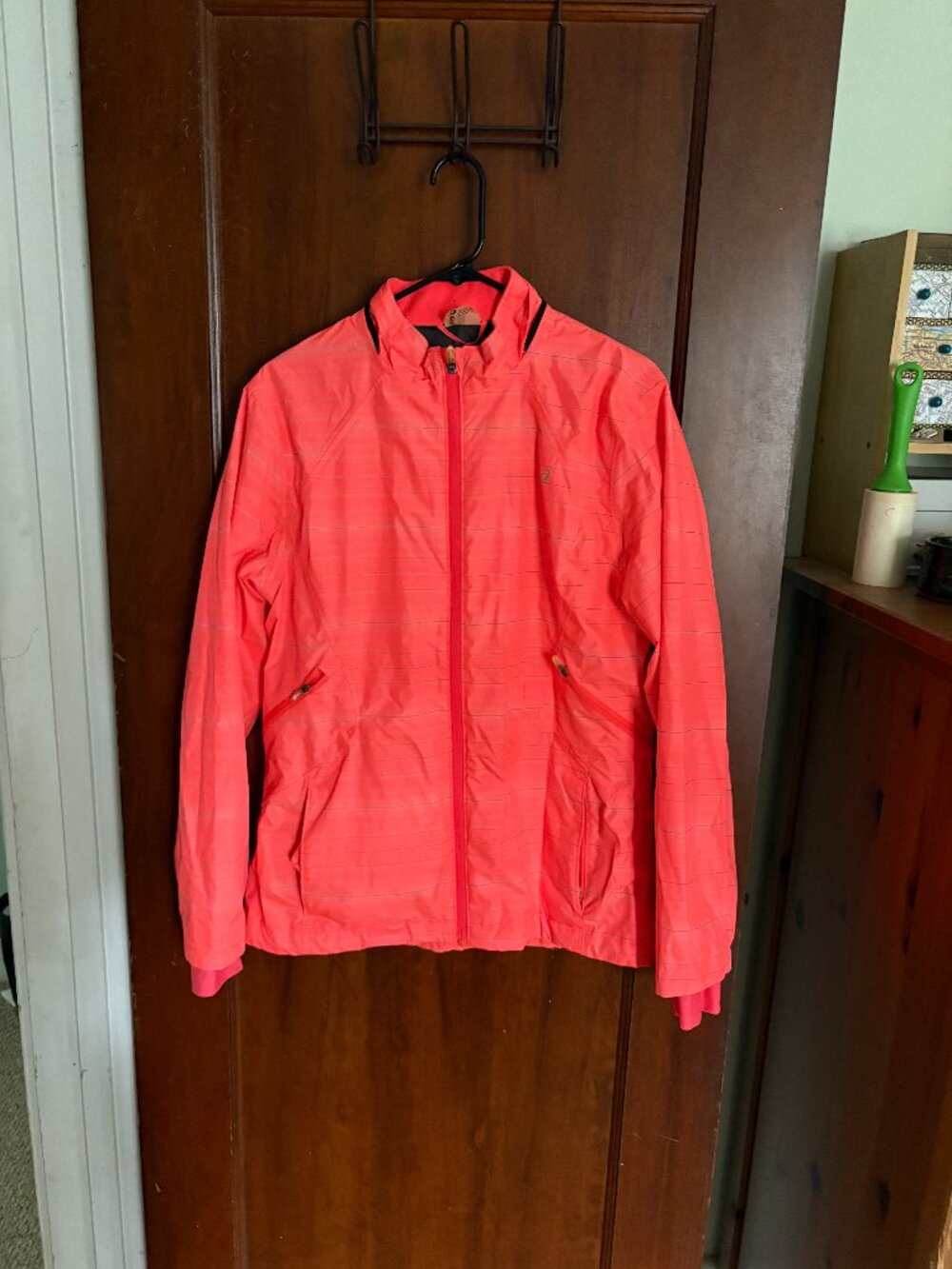 Reflective Asics Running Jacket, Size XL